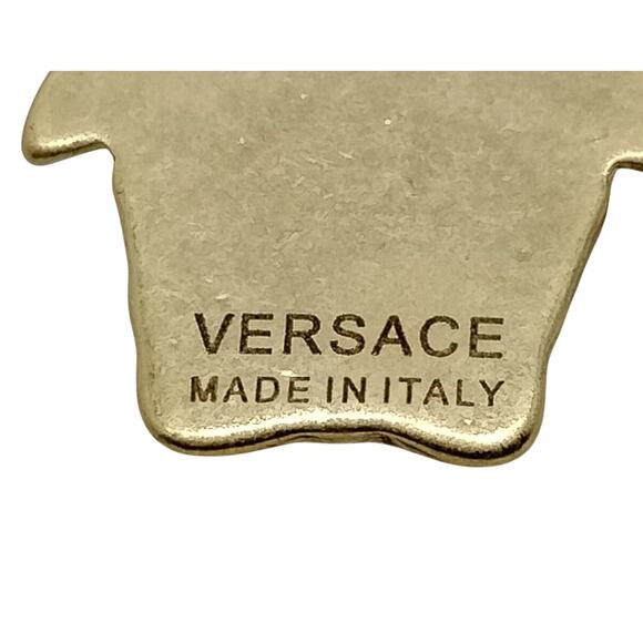 Versace Mothet of Pearl Gold Medusa Necklace - Picture 6 of 10